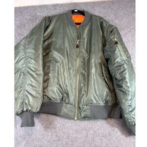 Rothco MA1 Flyers Flight Bomber Jacket Mens 3XL Olive Utility Streetwear Outdoor